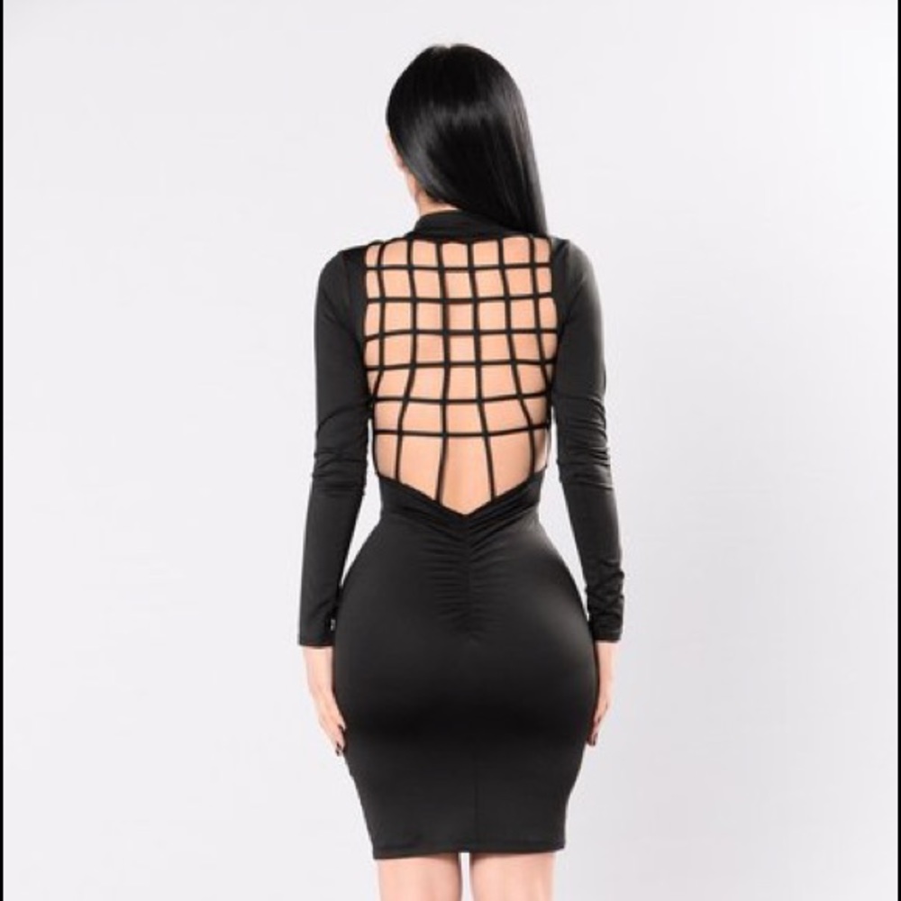 Caged back Black dress | ONLY WORN ONCE